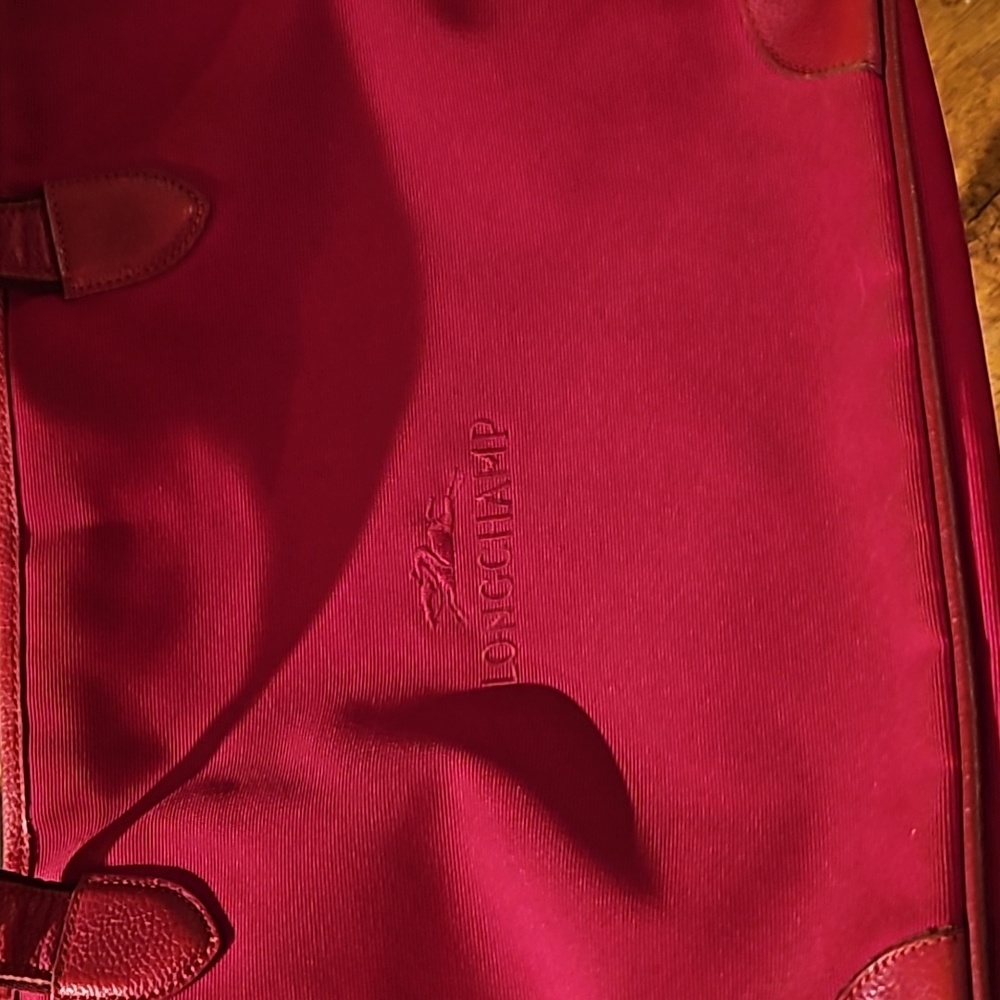 Longchamp Canvas Hand Shoulder Bag Laptop Tote